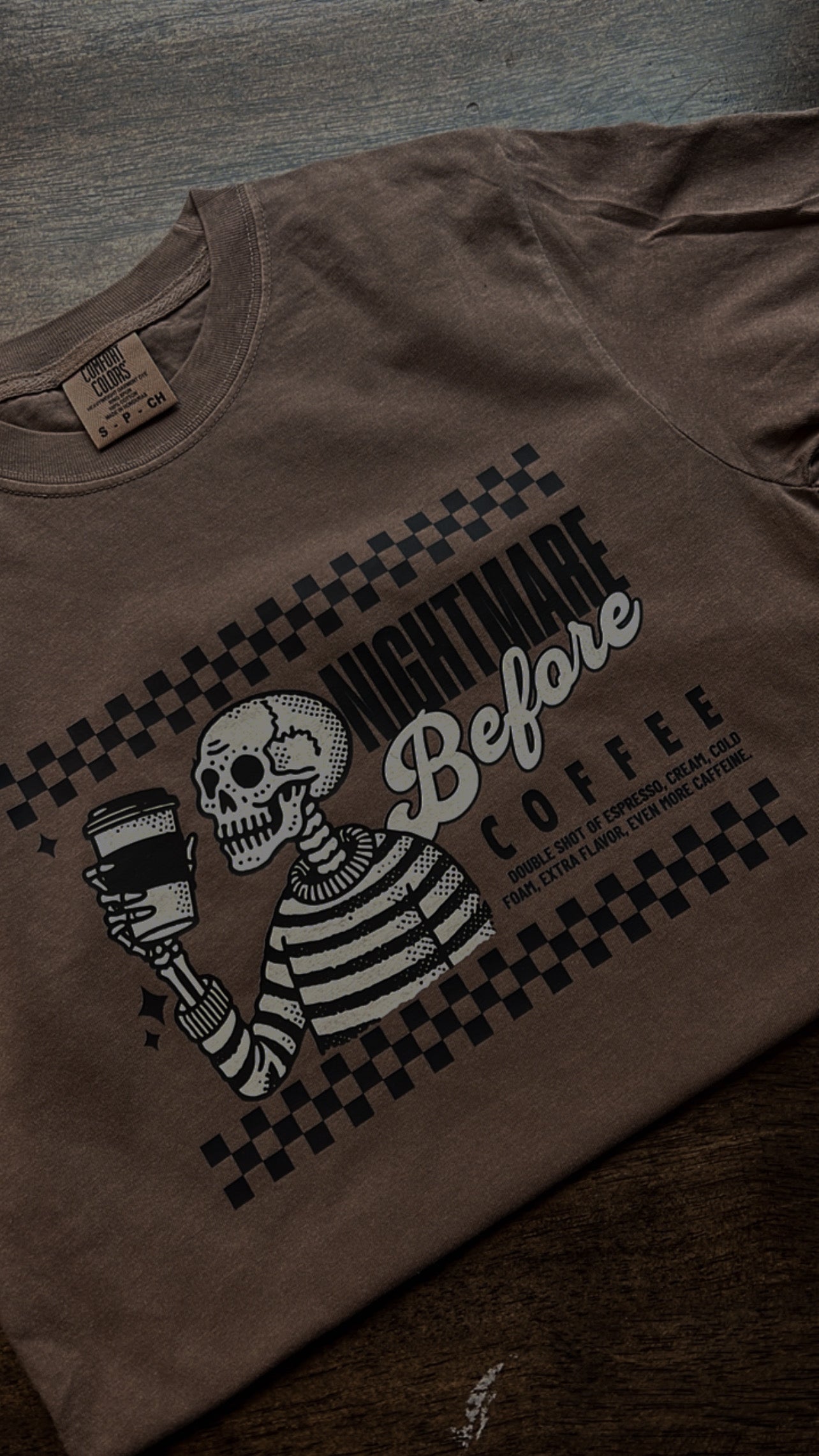 Nightmare Before Coffee Shots Shirt