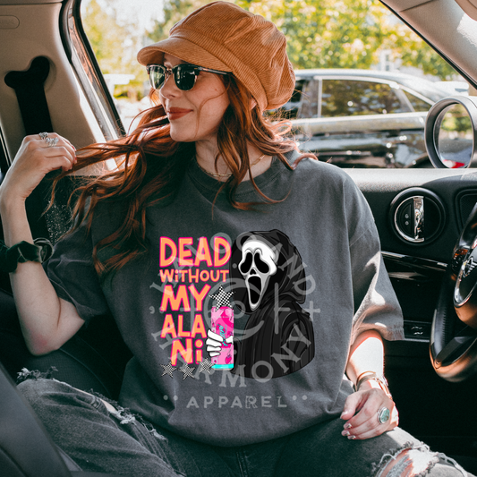 Dead without my R-Bull Pink Can Tee