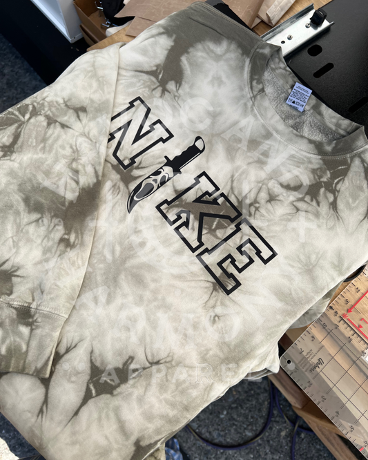 N Scream Tie Dye Crewneck